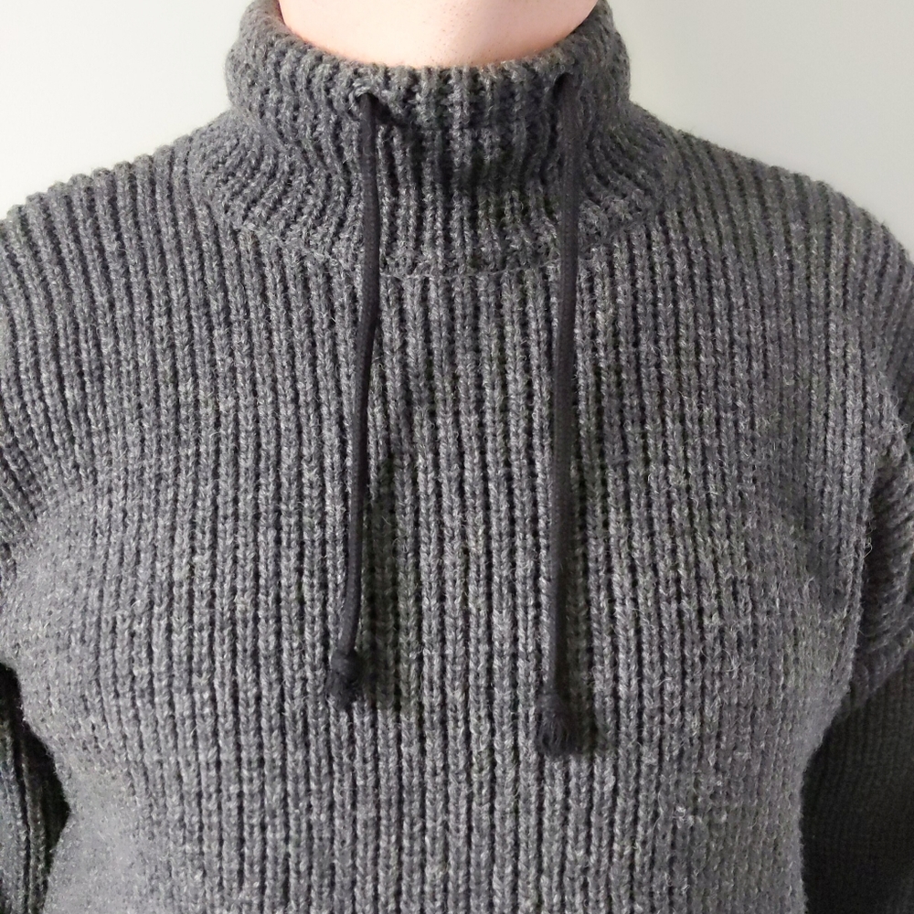 Vtg Comme Des Garcons CDG Wool Fishermen's Sweater - Picture 4 of 6